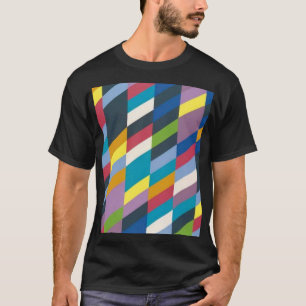 T-shirt chemise d'art abstraite