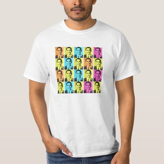 T-SHIRT CHEMISE D'ART DE BARACK OBAMA (Devant)