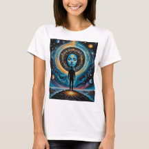 Chemise d'art de la déesse cosmique Carpe Diem