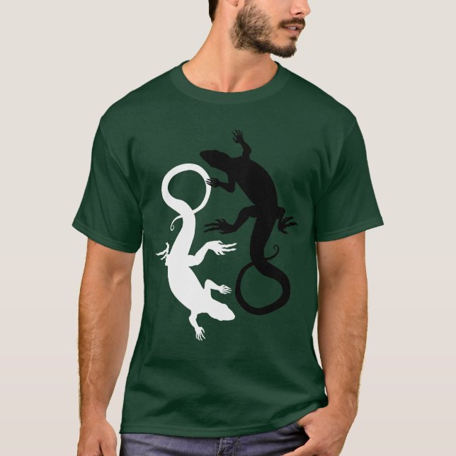 T-shirt Chemise d'art de lézard de reptile de cool de (Devant)