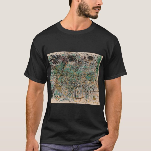 T-shirt Chemise d'art moderne minimaliste (Devant)