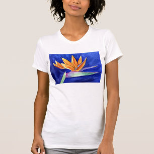 T-shirt Chemise d'art Oiseau de Paradis