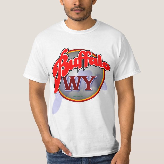 T-shirt Chemise d'attaque surprise de Buffalo WY (Devant)