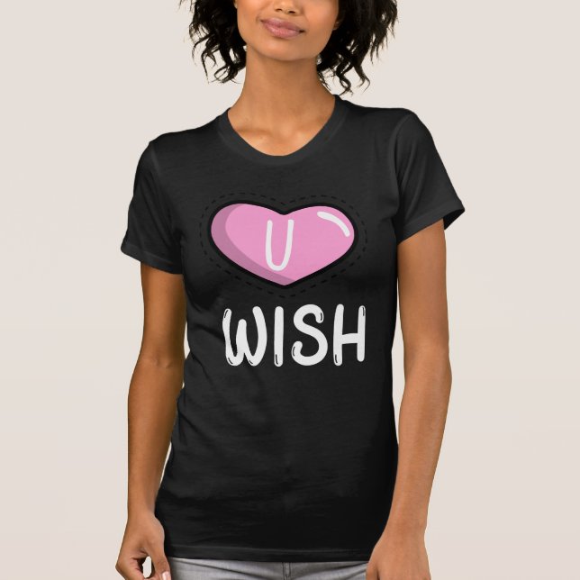 T-shirt Chemise d'attitude U Wish (Devant)