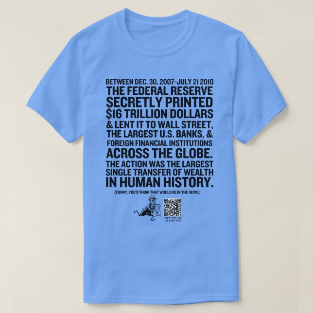 T-shirt Chemise d'audit de la Réserve fédérale (Design devant)