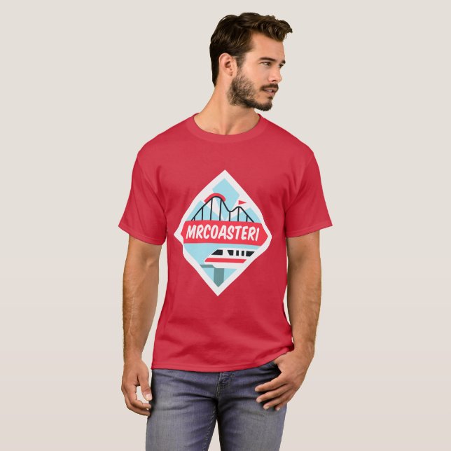 T-shirt Chemise d'avant et de citation du logo Mrcoaster1 (Devant entier)