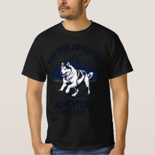 T-shirt Chemise d'aventure Husky Run Free Ensemble