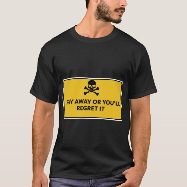 T-shirt Chemise d'avertissement (Devant)