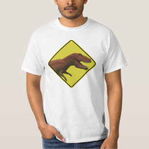 T-shirt Chemise d'avertissement de dinosaure