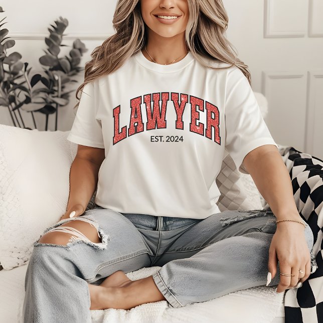 T-shirt Chemise d'avocat sur mesure, Cadeau d'avocat, Cade (Custom Lawyer Shirt, Lawyer Gift, Law Student Shirt, Law School Student shirt, future Lawyer Gift, )