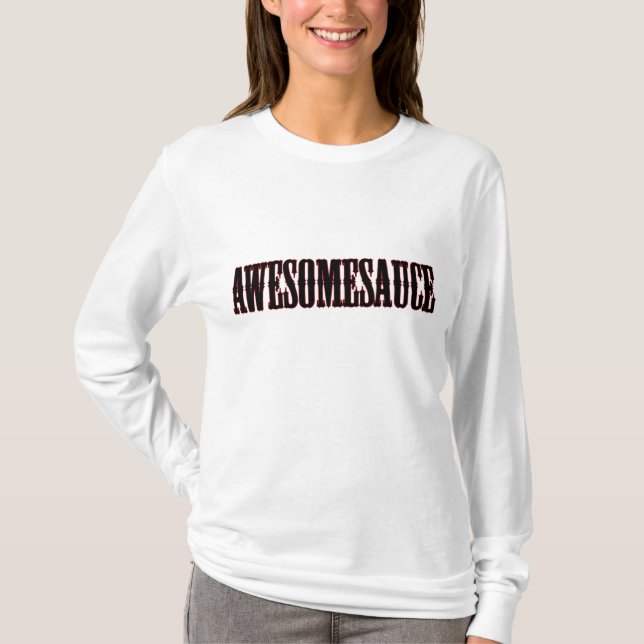 T-shirt Chemise d'Awesomesauce (Devant)