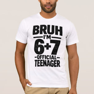 T-shirt Chemise de 13e anniversaire Mème drôle 6 7 Anniver