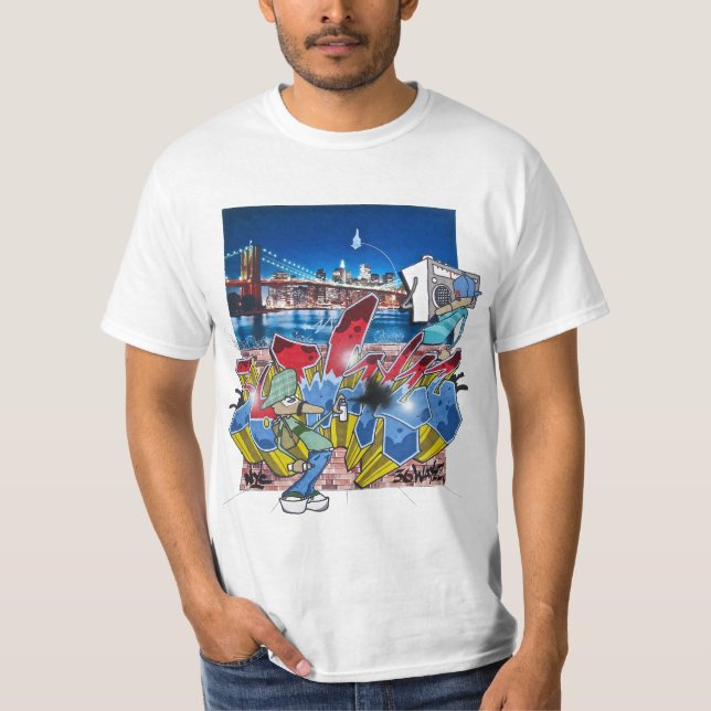 T-shirt chemise de 36 wayzz par le zimad (Devant)