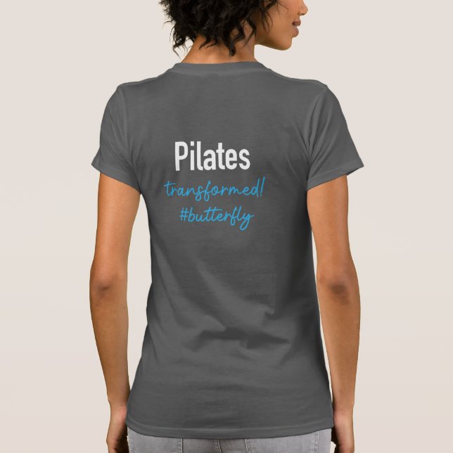 T-shirt chemise de 500 cours de Pilates (Dos)