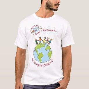 T-shirt Chemise de "aucuns enfants affamés" de Katie