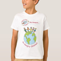 Chemise de "aucuns enfants affamés" de Katie