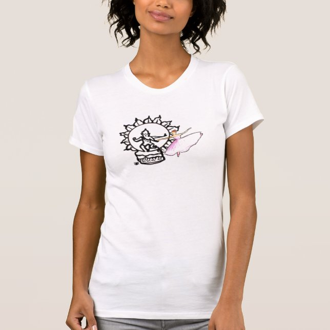 T-shirt Chemise de ballerine de Shiva (Devant)