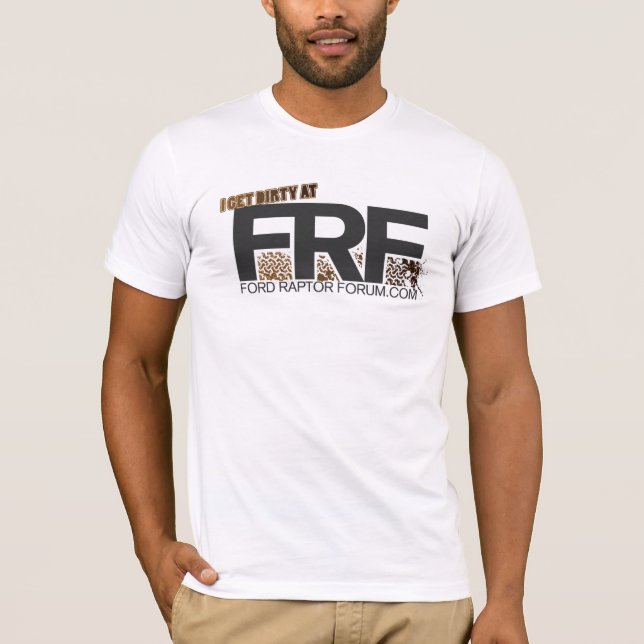 T-shirt Chemise de bande de roulement de boue de FRF (Devant)