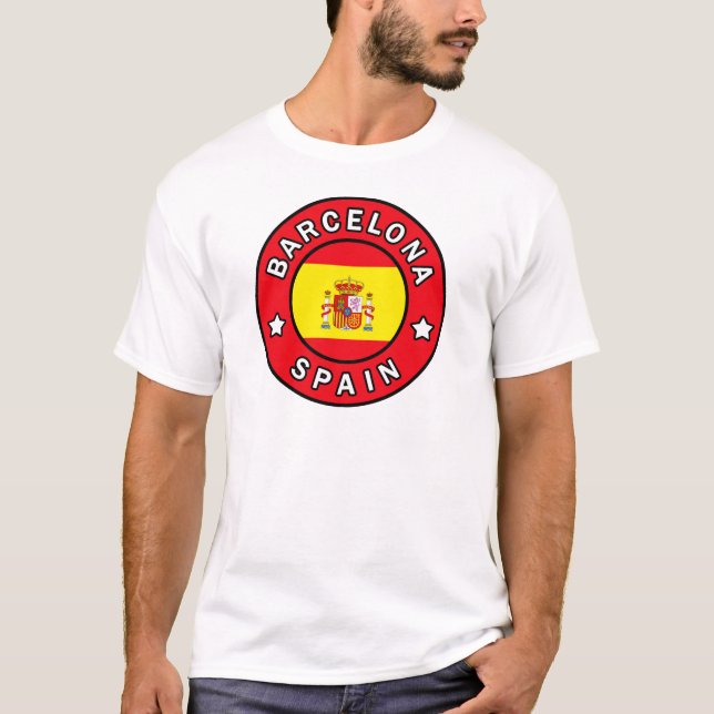 T-shirt Chemise de Barcelone Espagne (Devant)