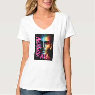 T-shirt Chemise de base à encolure en V pour femmes