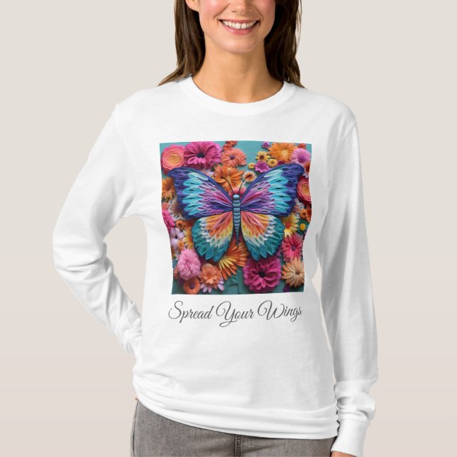 T-shirt Chemise de base à manches longues pour femme  (Devant)