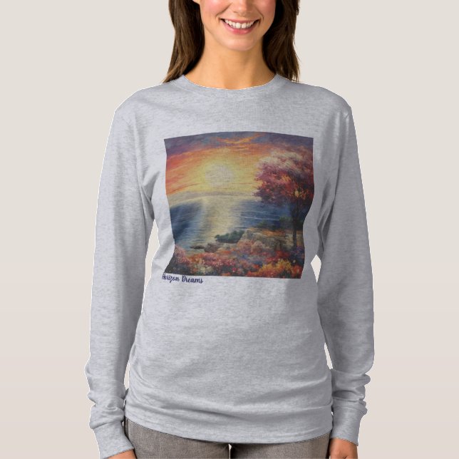 T-shirt Chemise de base à manches longues pour femme  (Devant)