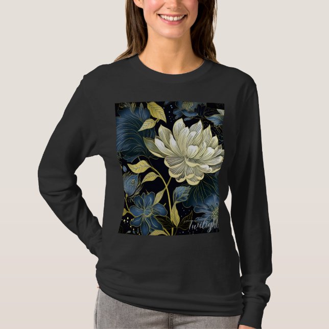 T-shirt Chemise de base à manches longues pour femme  (Devant)