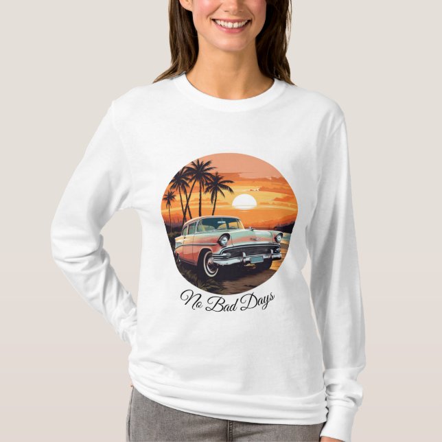 T-shirt Chemise de base à manches longues pour femme  (Devant)