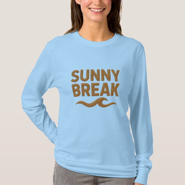 T-shirt Chemise de base à manches longues pour femmes (Devant)