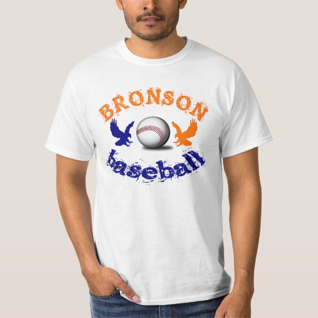 T-shirt Chemise de base-ball de Bronson Eagles (Devant)