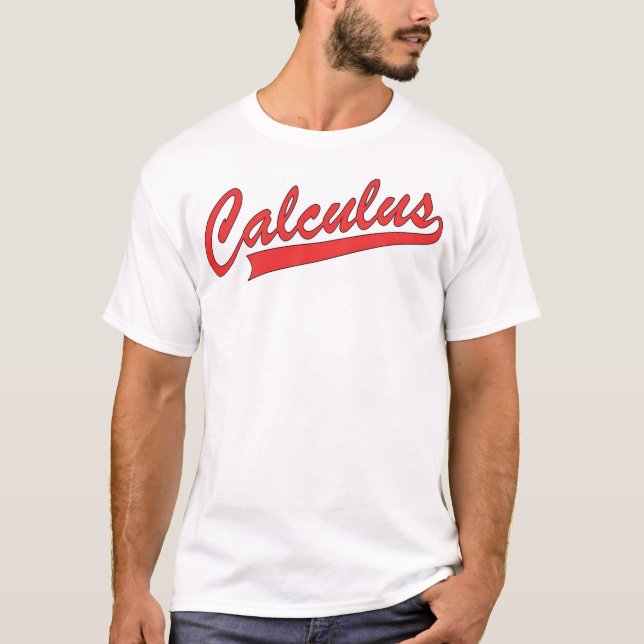T-shirt Chemise de base-ball de calcul (Devant)