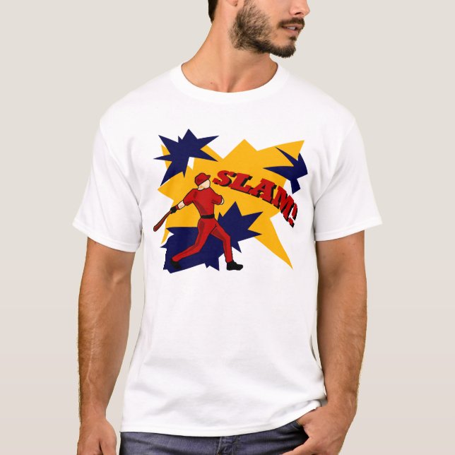 T-SHIRT CHEMISE DE BASE-BALL DE CLAQUEMENT (Devant)