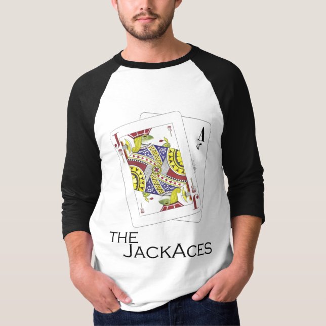 T-shirt Chemise de base-ball de JackAces (Devant)