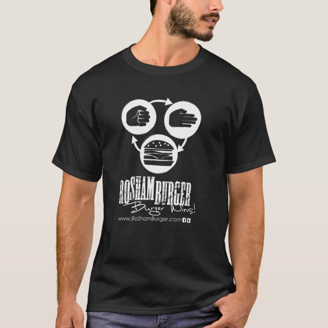 T-shirt Chemise de base de carte séparée (Devant)