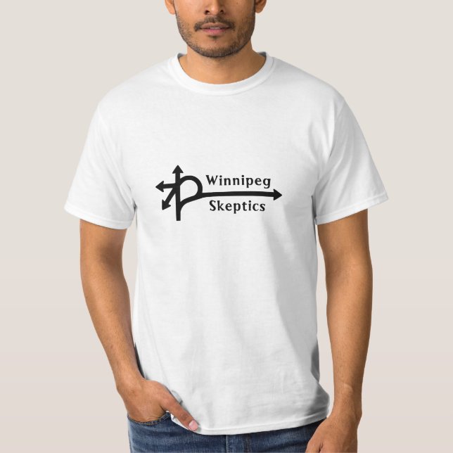 T-shirt Chemise de base de sceptiques de Winnipeg (Devant)