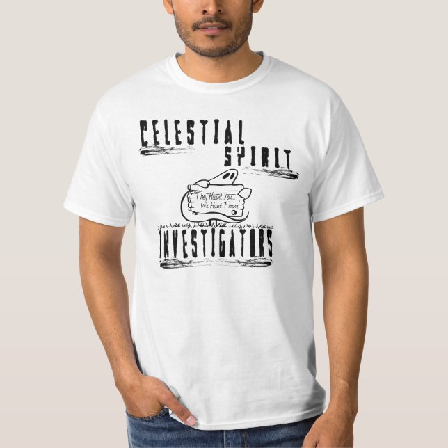 T-shirt Chemise de base d'investigateurs célestes d'esprit (Devant)