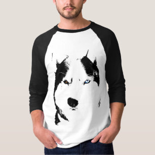 T-shirt Chemise de baseball Husky Jersey Shirt Sled Dog