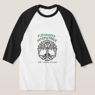 T-shirt chemise de baseball masculin