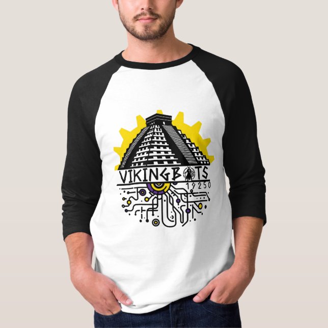 T-shirt Chemise de baseball VikingBot  (Devant)