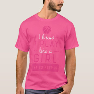 T-shirt Chemise De Basket-Basket-Filles Cadeau De Basket-B