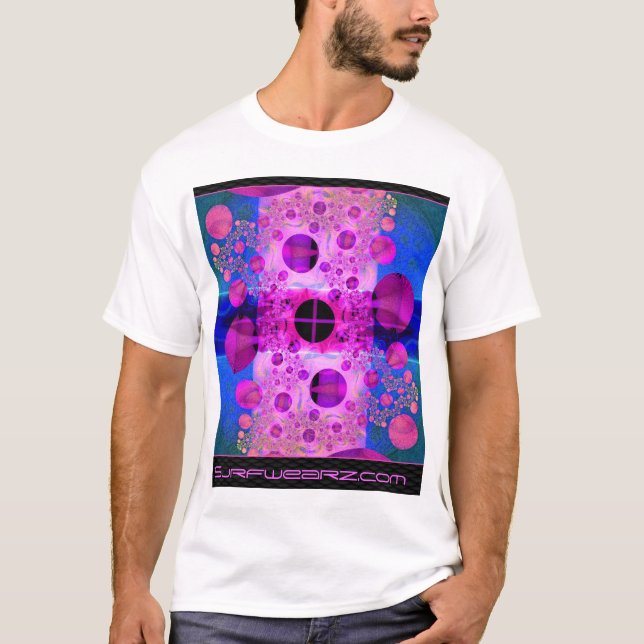 T-shirt Chemise de batik de Fractalization (Devant)