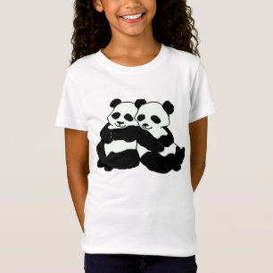 T-Shirt Chemise de Bella de la fille jumelle d'ours panda