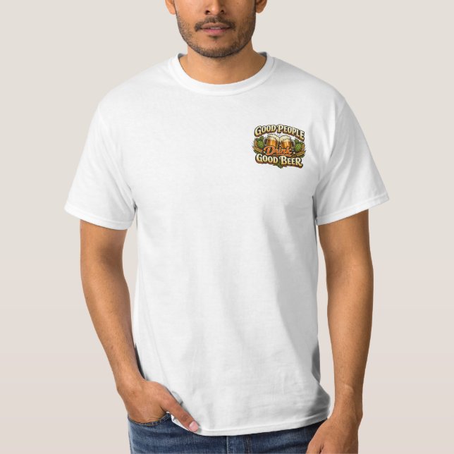 T-shirt Chemise de bière (Devant)