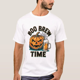 T-shirt Chemise de bière Halloween Vintage Pumpkin Party T