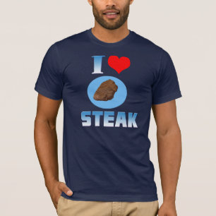 T-shirt Chemise de bifteck du coeur I
