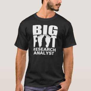 T-shirt Chemise de Bigfoot/d'analyste recherches de