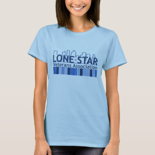 T-shirt Chemise de bleu des dames LSVA