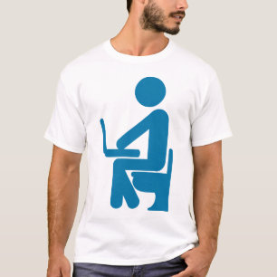 T-shirt Chemise de Blogger de salle de bains
