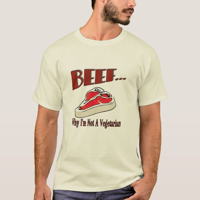 T-shirt Chemise de boeuf (Devant)