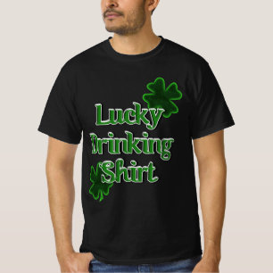 T-shirt Chemise de boisson chanceuse - Saint-Patrick